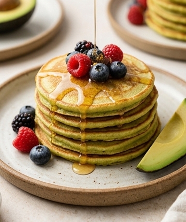 Mehlfreie Avocado-Hafer-Pancakes
