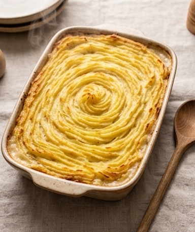 Französisches Fisch-Parmentier