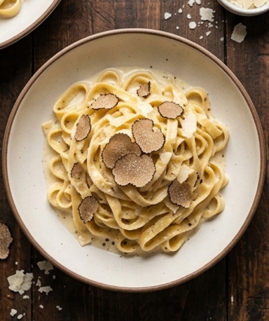 Cremige Trüffel-Pasta