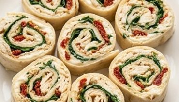 Toskana-Hähnchen-Pinwheels