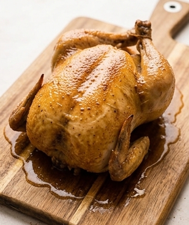 Ganzes Hähnchen aus dem Schongarer