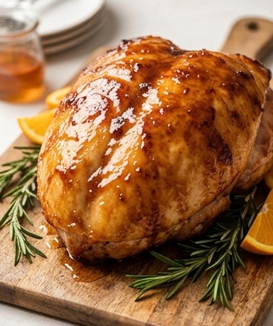 Honigglasierter Putenbraten