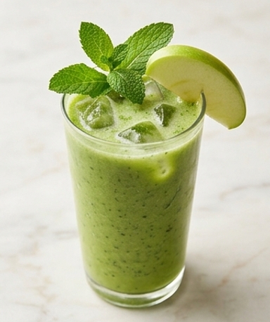 Gurke-Apfel-Minze-Smoothie