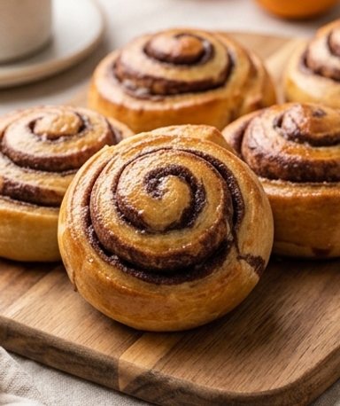 Marmorierte Brioche-Brötchen nach Kinder-Art