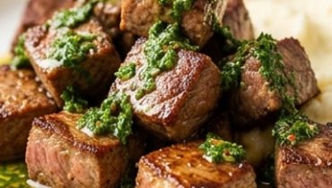Steak-Häppchen mit Chimichurri