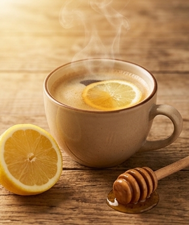 Honig-Zitronen-Kaffee