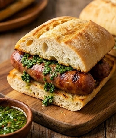 Choripan mit Chimichurri