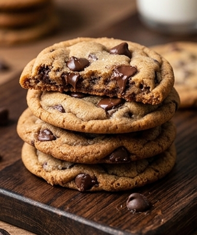 Schoko-Cookies nach Bäckerei-Art