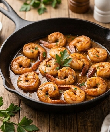 Garnelen nach Bubba Gump Art