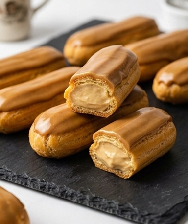 Hausgemachte Kaffee-Eclairs