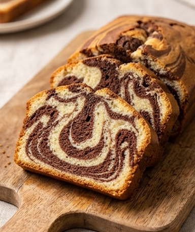 Schoko-Vanille-Marmor-Joghurtkuchen