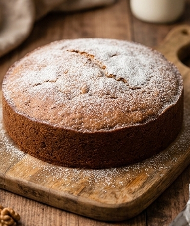 Saftiger Walnusskuchen