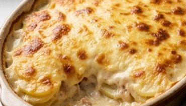 Ultra-zartes Kartoffelgratin mit Thunfisch Ultra-zartes Kartoffelgratin mit Thunfisch
