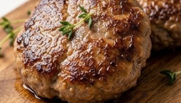 Hausgemachte Hamburger Steaks