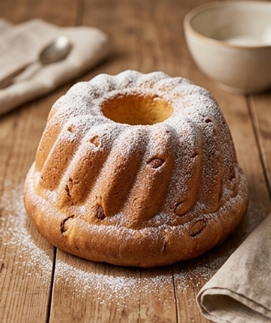 Traditioneller Gugelhupf