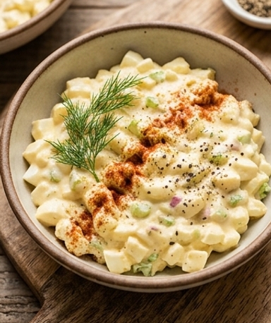 Cremiger Eiersalat wie vom Chefkoch