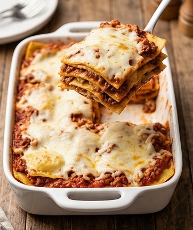 Slow Cooker Ravioli-Lasagne