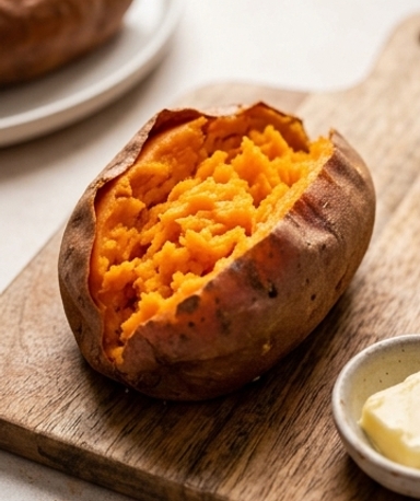 Gebackene Süßkartoffeln