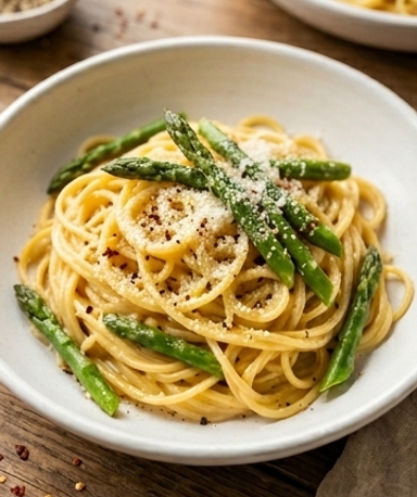 pates-aux-asperges-facon-carbonara-legere-la-sauce-cover pates-aux-asperges-facon-carbonara-legere-la-sauce cover