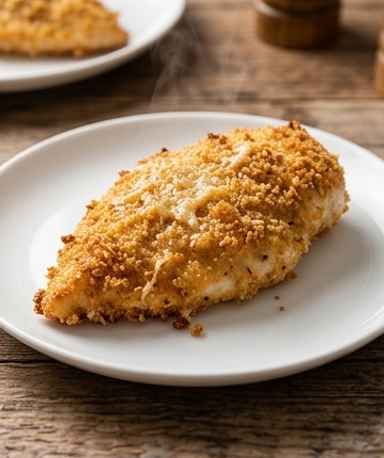 Knuspriges Parmesan-Hähnchen