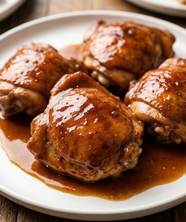 Hähnchen aus dem Slow Cooker mit braunem Zucker