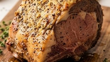 Prime Rib mit Parmesan-Pfeffer-Kruste