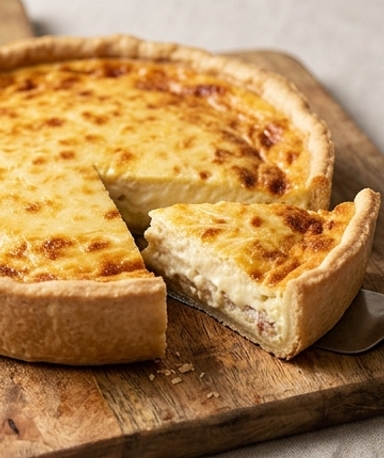 Dicke und zartschmelzende Quiche Lorraine