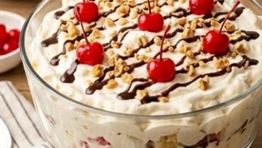 Banana Split Fluff-Salat