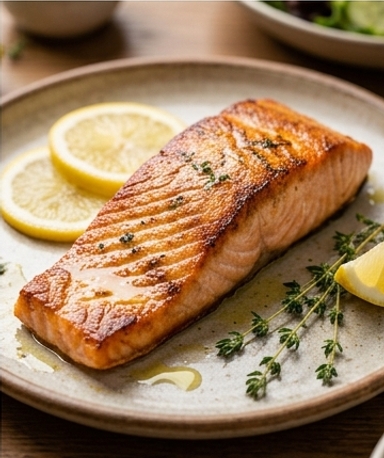 Mediterraner Grill-Lachs mit Olivenöl-Marinade