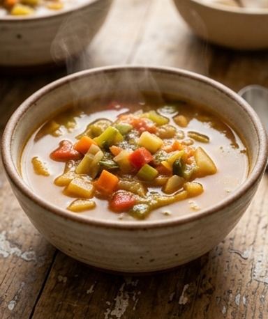 Hausgemachte Kohlsuppe