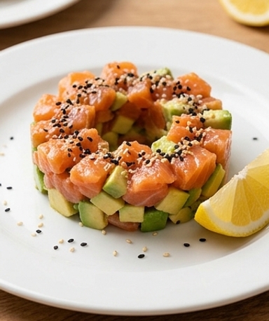 Lachs-Avocado-Tartar wie im Restaurant