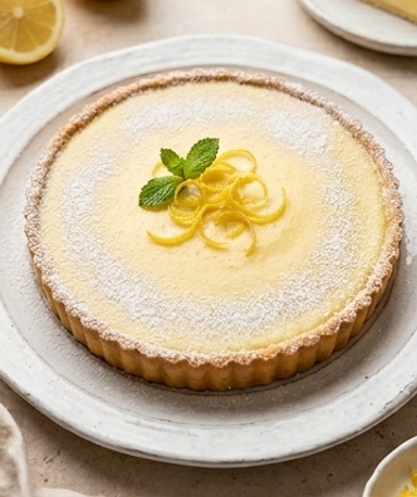 Mascarpone-Zitronen-Tarte — Sizilianischer Samt