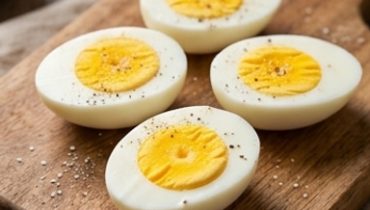 Perfekte hartgekochte Eier