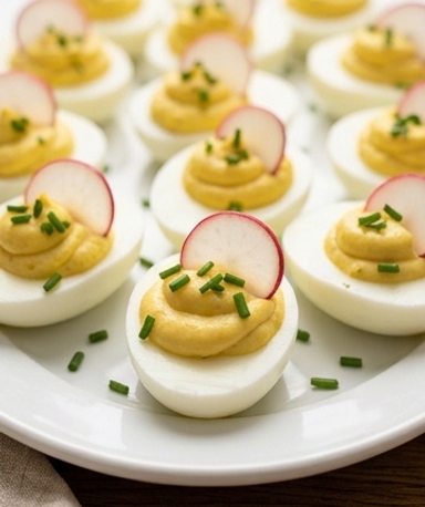 Frühlingshafte Gefüllte Eier