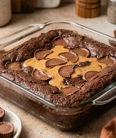 dump-cake-chocolat-et-cups-de-beurre-de-cacahuete cover