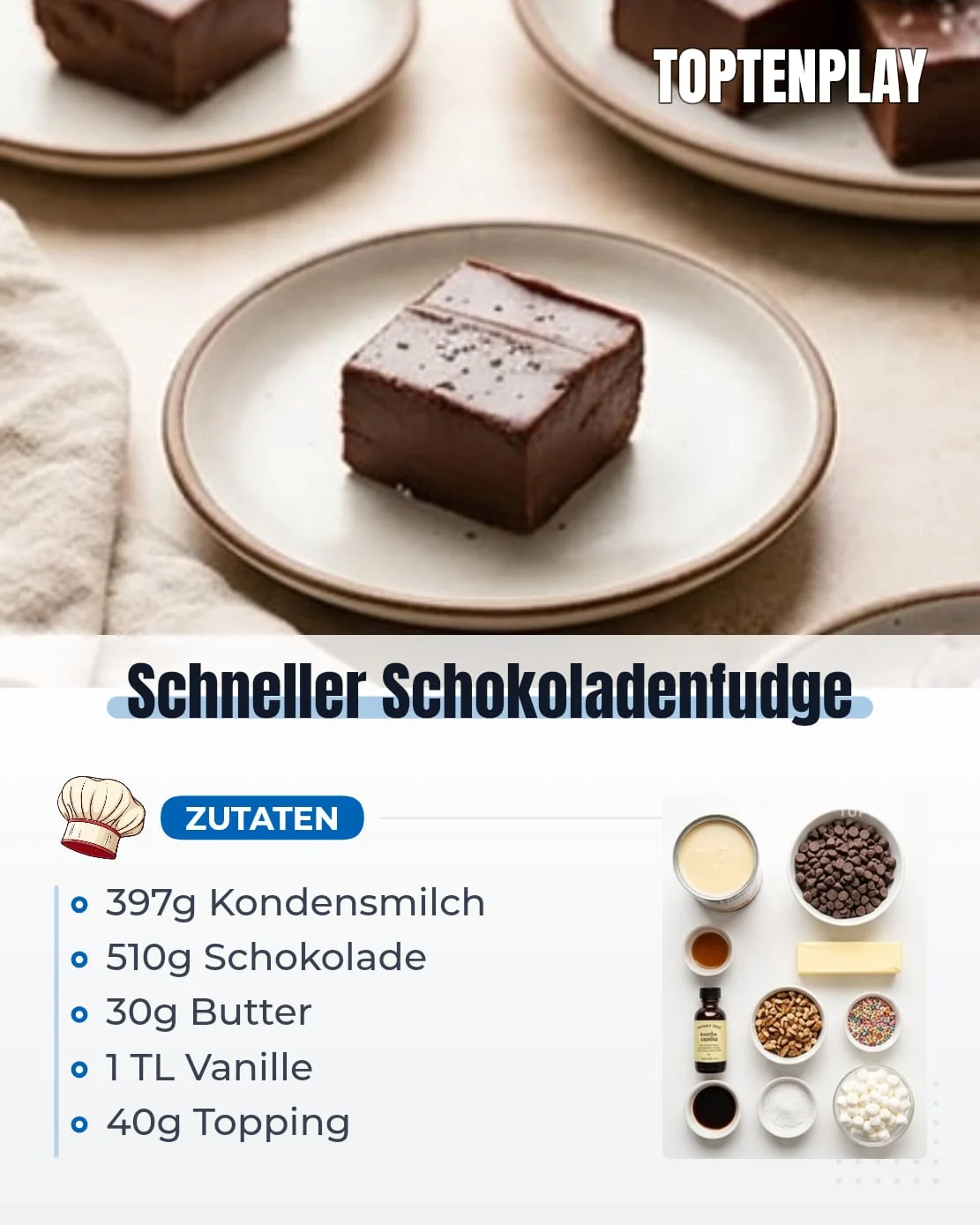 Schneller Schokoladenfudge