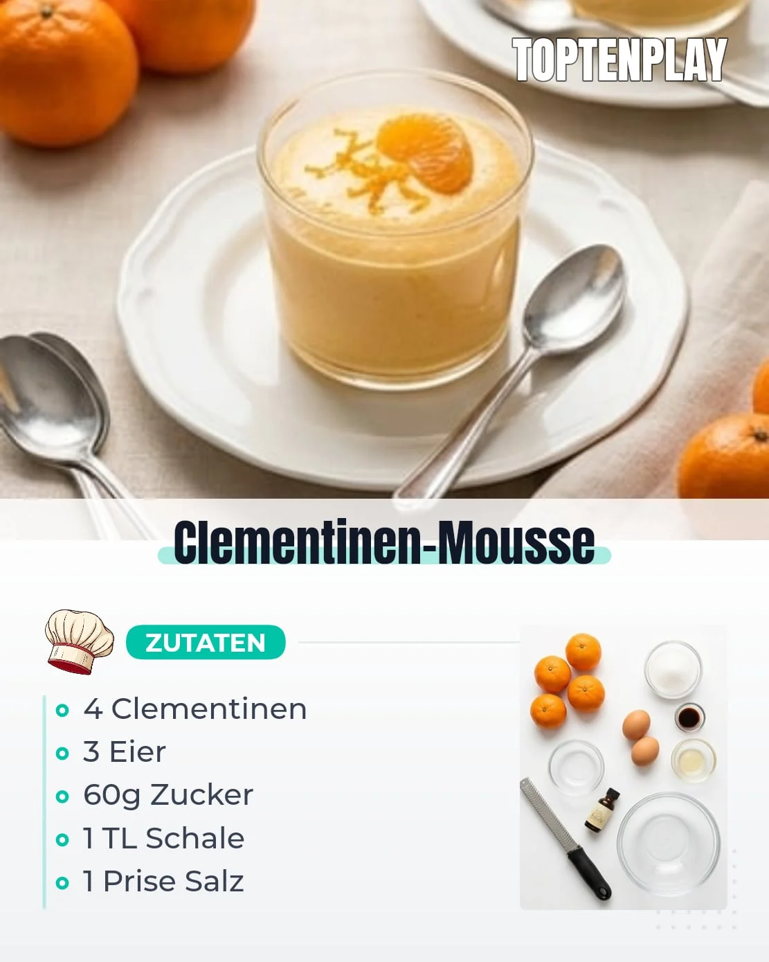 Clementinen-Mousse