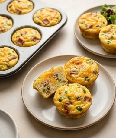 muffins-dejeuner-aux-ufs-cheddar-et-bacon-de-dinde cover