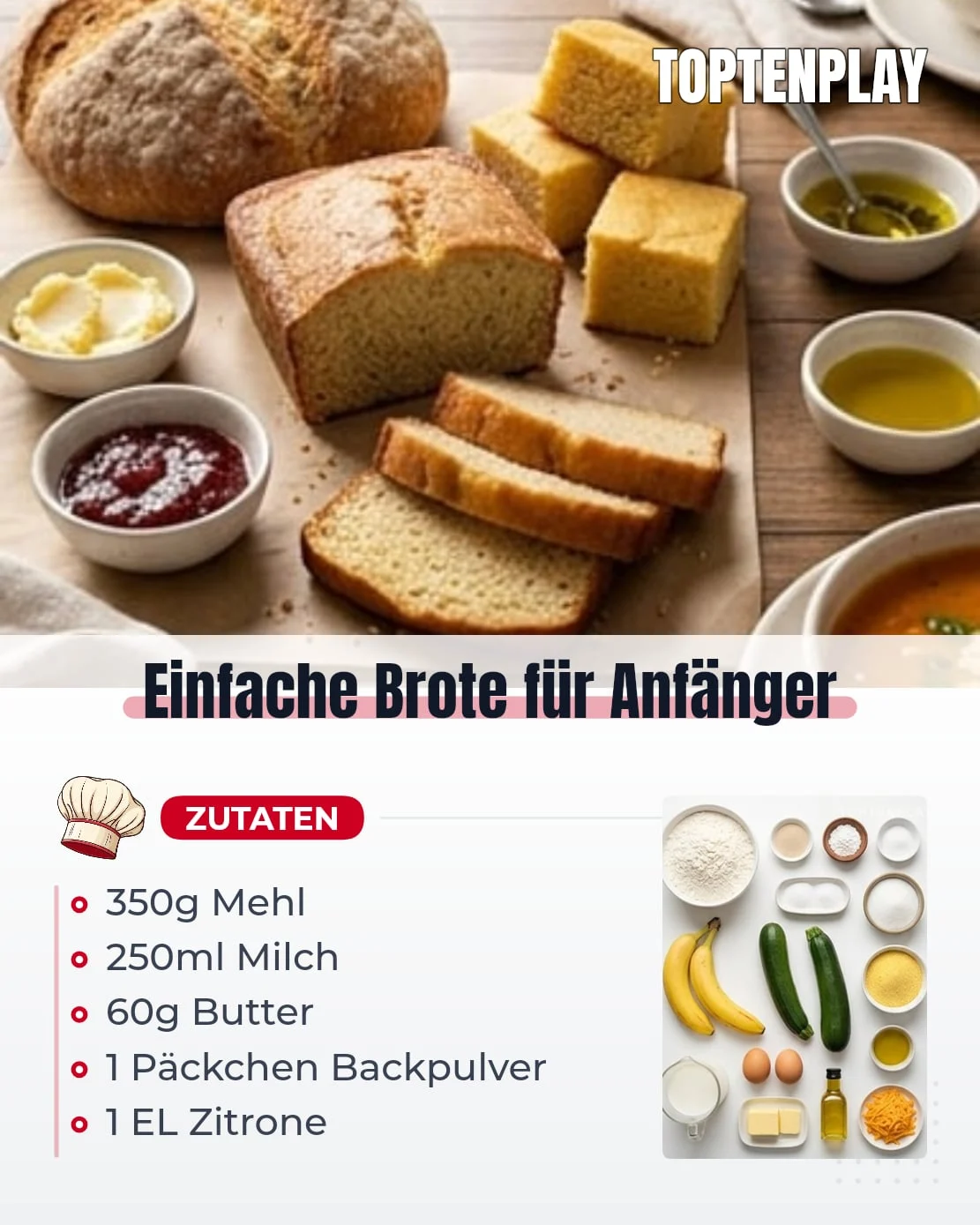 Einfache Brote für Anfänger