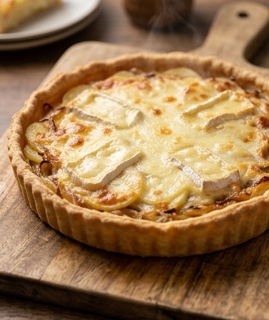 tarte-oignon-pommes-de-terre-au-camembert-le-diner-cover tarte-oignon-pommes-de-terre-au-camembert-le-diner cover