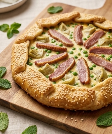 tarte-rustique-au-canard-petits-pois-et-artichaut–cover tarte-rustique-au-canard-petits-pois-et-artichaut- cover
