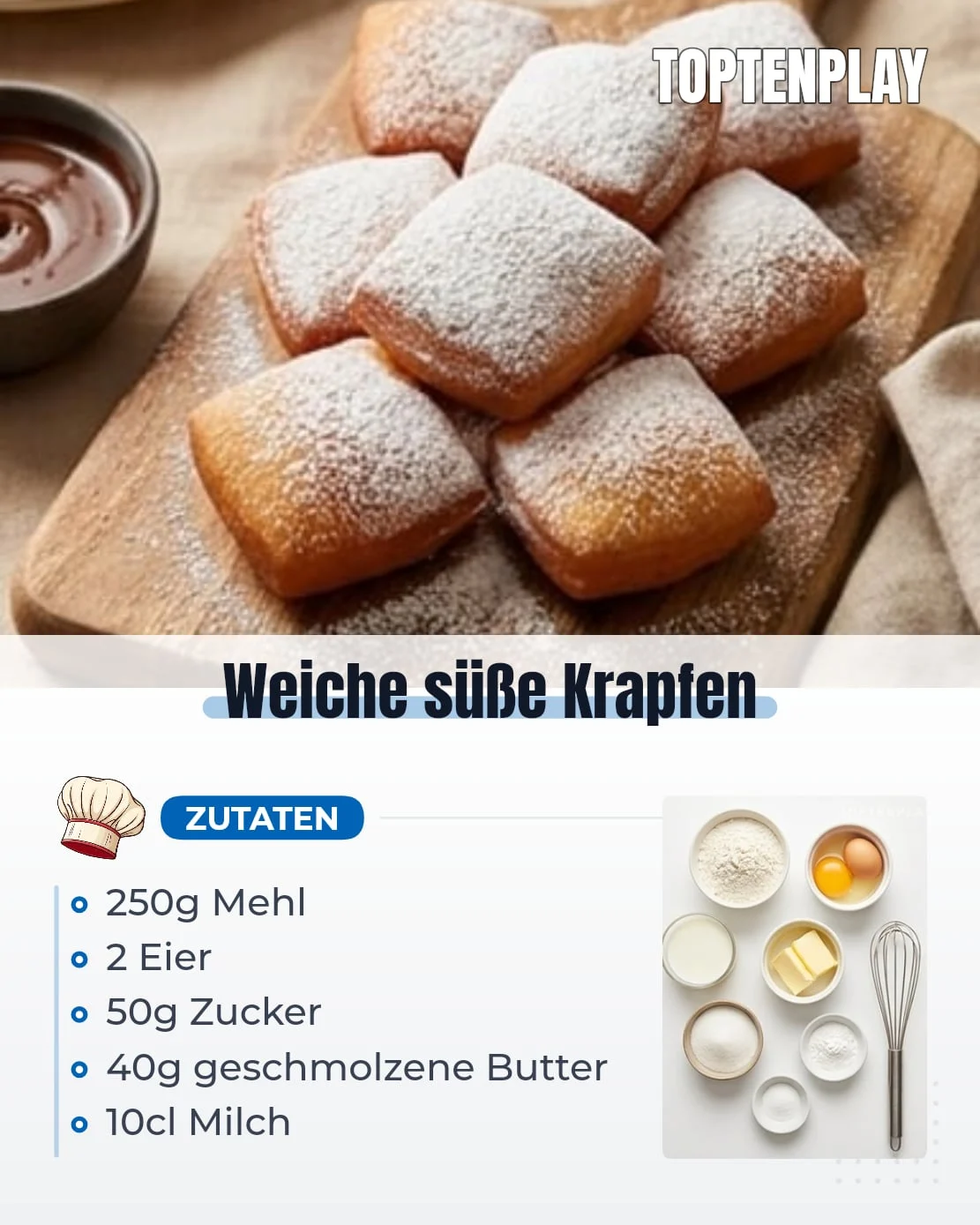 Weiche süße Krapfen