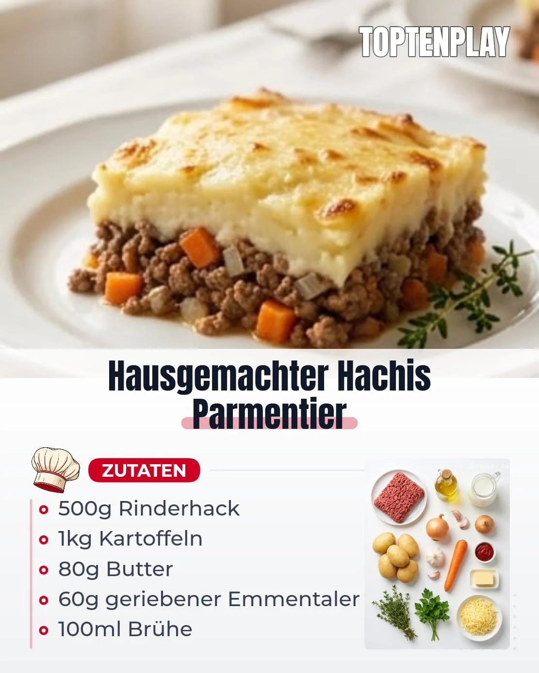 Hausgemachter Hachis Parmentier