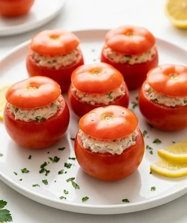 tomates-farcies-au-thon-et-fromage-frais cover